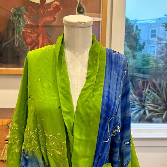 Sun Child Silk Jacket with Belt - Picture 2 of 8